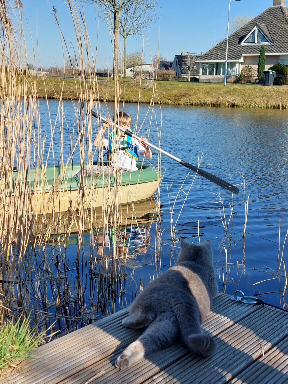 Beaken Gijs en boot